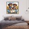 Cow Diamond Art Kits for Adults Beginner, DIY Highland Cow Diamond Painting Kits for Adults, 5D Round Full Drill Diamonds Dots Gem Art and Crafts for Home Wall Decor 14x14 Inch